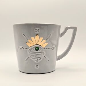 Starbucks Siren's Eye 2014 Anniversary Mug Green Jewel Mermaid 12oz. Compass Mug